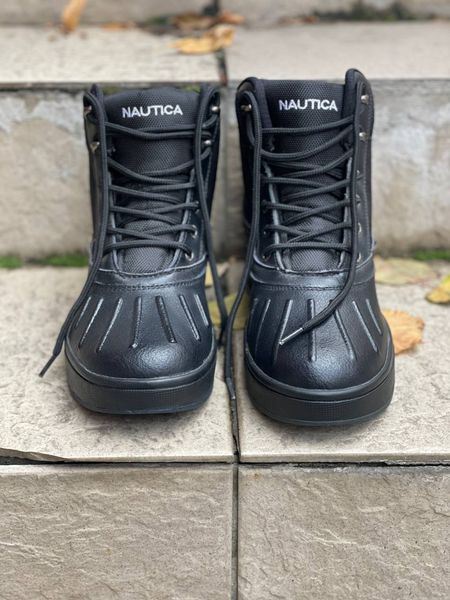 Чорні черевики Nautica 1123 фото