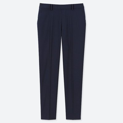 Укороченные брюки от Uniqlo в темно-синем цвете 4848 фото