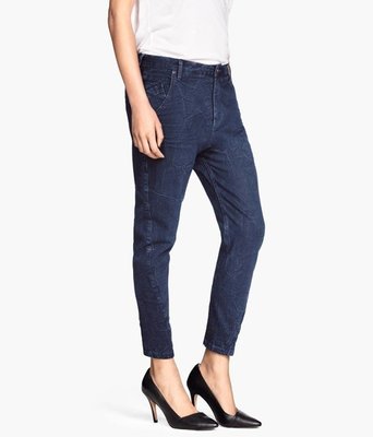 Зауженые синие джинсы H&M 3442 фото
