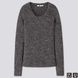 Серый меланжевый свитер Uniqlo 4160 фото 3