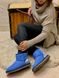 Сині замшеві чоботи UGG 1237 фото 5
