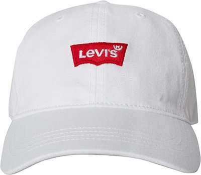 Бейсболка Levi's белая с лого 6115 фото