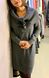 Сіра сукня-светр Michael Kors з об'ємним знімним коміром 2893 фото 2