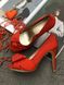 Червоні шовкові туфлі Pelle Moda 1134 фото 1
