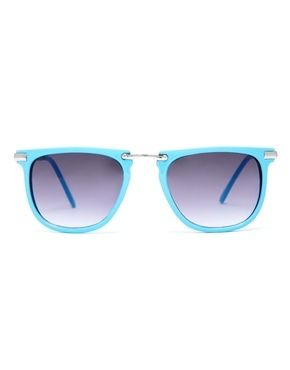 Голубые солнцезащитные очки Quay 2814 фото