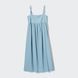 Платье-камисоль Uniqlo льняное голубое 6644 фото 3