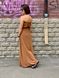 Карамельное платье Zuiki (Италия) 3568 фото 2