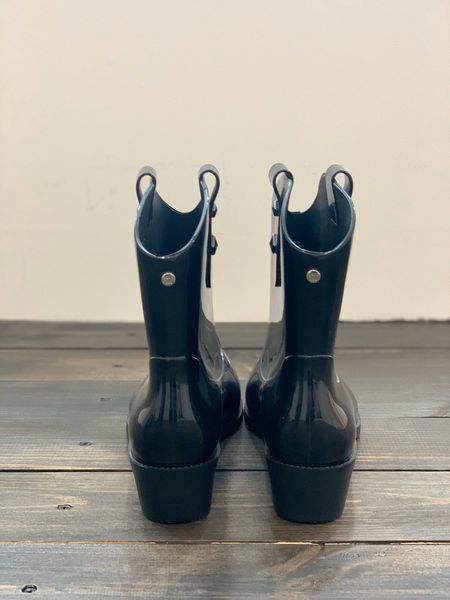 Водоотталкивающие черные ботинки Melissa 128 фото