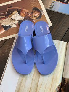 Шльопанцi Melissa блакитнi Essential Chic Water Resistant 6246 фото
