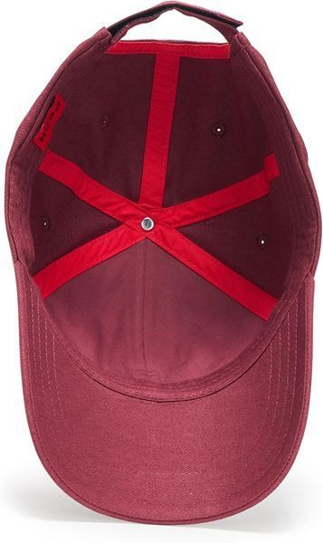 Бейсболка HUGO бордова Square Logo Cotton Cap 7882 фото