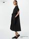 Сукня Uniqlo чорна Frill T-Shirt Dress (Short Sleeve) 85821 фото 1