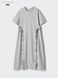 Сукня Uniqlo чорна Frill T-Shirt Dress (Short Sleeve) 85821 фото 4