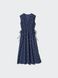 Сукня Uniqlo темно-синя Cotton Gathered Dress (Sleeveless, Printed) 7918 фото 2