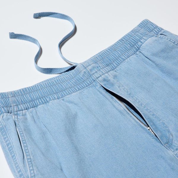 Шорти Uniqlo темно-синi Stretch Easy Shorts | Denim 8517 фото