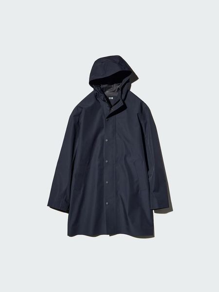 Пальто Uniqlo темно-синее BLOCKTECH Coat 81241 фото