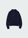 Свитер - поло Uniqlo черный Merino Polo Sweater 8022 фото 2