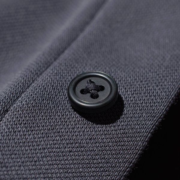 Футболка-поло Uniqlo голубая AIRism Cotton Piqu&eacute; Polo Shirt 7891 фото