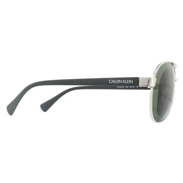 Солнцезащитные очки&nbsp;Calvin Klein темно-зеленые Aviator Sunglasses  7454 фото