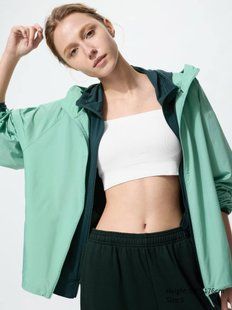 Топ Uniqlo білий Ribbed Bandeau Wireless Bra 8295 фото