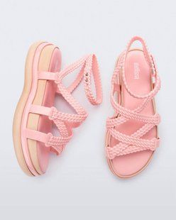 Босонiжки Melissa пудровi на платформе Buzios 7284 фото