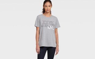 Серая футболка с принтом DKNY 5108 фото