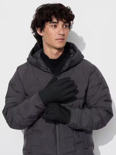 Перчатки Uniqlo черные из серии Heattech 7245 фото