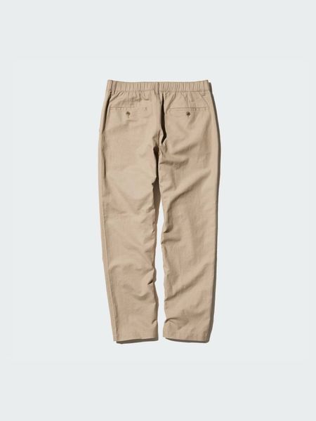 Брюки Uniqlo темно- сині Linen Blend Relaxed Trousers 8204 фото
