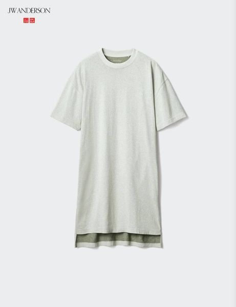 Сукня Uniqlo+JW Anderson сіра Oversized Bi Colour T Dress 8501 фото