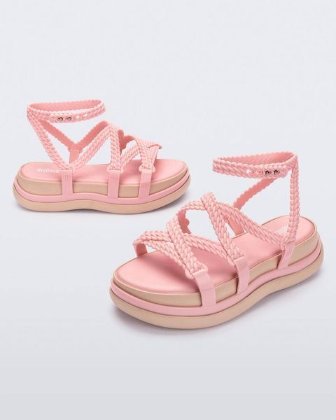 Босонiжки Melissa пудровi на платформе Buzios 7284 фото