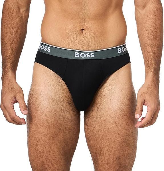 Набор трусов BOSS (3 шт) Bold Logo Solid Briefs 84521 фото