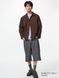 Жакет Uniqlo коричневый льняной Linen Blend Coverall 836011 фото 6