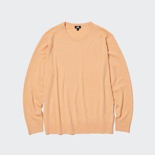 Джемпер Uniqlo блідо-помаранчевий з вовни 63291 фото