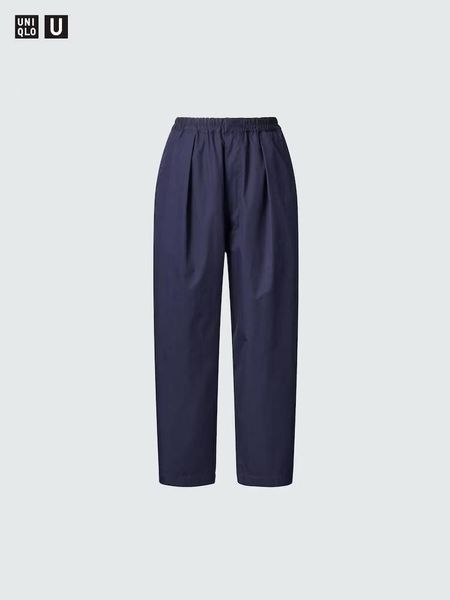 Брюки Uniqlo U темно-синi Parachute Cropped Trousers 71971 фото
