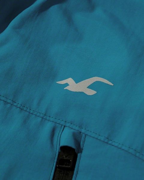 Голубая куртка Hollister "all-weather" 2186 фото