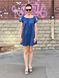 Синя міні сукня з вишивкою Abercrombie & Fitch 2595 фото 2