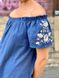 Синя міні сукня з вишивкою Abercrombie & Fitch 2595 фото 3