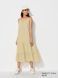 Платье Uniqlo бежевое Crinkle Cotton Camisole Dress  73591 фото 1