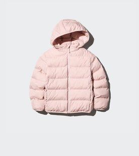 Куртка Uniqlo Puffertech Parka розовая на 7-8 лет 7640 фото