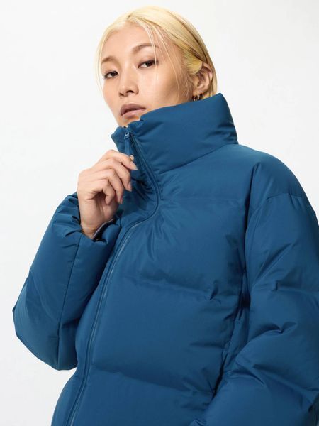 Пуховик Uniqlo синій Seamless Down Short Jacket 8386 фото