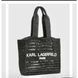 Сумка Karl Lagerfeld Paris чорна солом`яна Antibes Woven Paper Tote 7493 фото 1