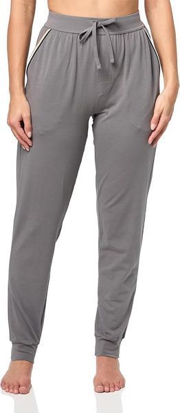 Комплект BOSS ciро-білий Soft Cotton Cuffed Lounge Pants and Relaxed Fit Pleated Shoulder T-Shirt 8571 фото