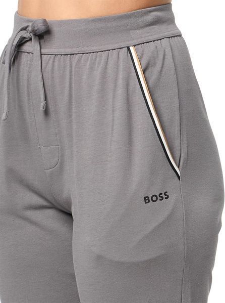 Комплект BOSS ciро-білий Soft Cotton Cuffed Lounge Pants and Relaxed Fit Pleated Shoulder T-Shirt 8571 фото