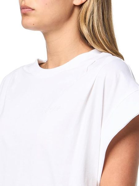 Комплект BOSS ciро-білий Soft Cotton Cuffed Lounge Pants and Relaxed Fit Pleated Shoulder T-Shirt 8571 фото