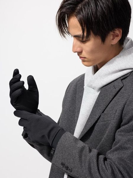 Перчатки Uniqlo чорнi HEATTECH Lined Gloves (Stretch) 8179 фото