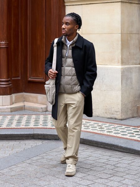 Жилетка Uniqlo бежевая PUFFERTECH Vest 81081 фото