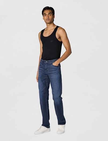 Набор маек BOSS (3 шт) черных Rib Classic Tank Top 8455 фото