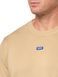 Светр HUGO бежевий Center Logo Cotton Knit Sweater 7787 фото 3