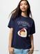 Футболка Uniqlo синяя The Brands Food UT Graphic T-Shirt 78611 фото 1