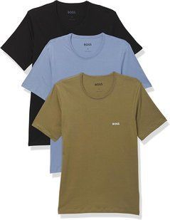 Футболка Boss оливковая Classic Logo Cotton T-Shirt  72501 фото