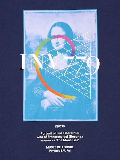 Cвiтшот Uniqlo темно-синiй UT Archive Louvre Graphic Sweatshirt  6947 фото